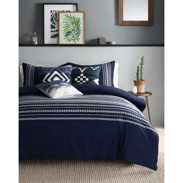 Pendleton Bohemian Indigo Standard Cotton Duvet Cover Set Wayfair Canada